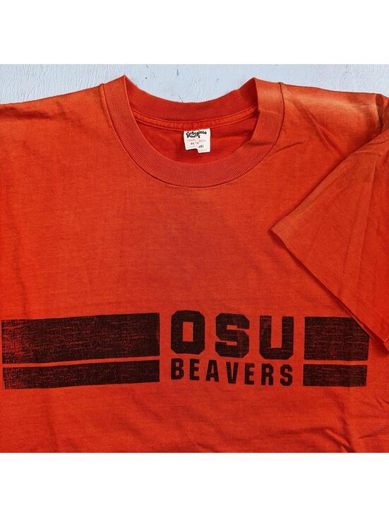 Vintage Other - OSU Oregon State USA 70s 1970 VTG T Shirt USA Beavers RARE Single Stitch XL